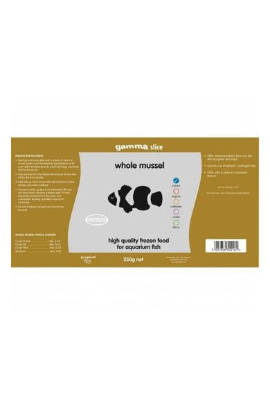 TMC Gamma Slice Whole Mussel 250g