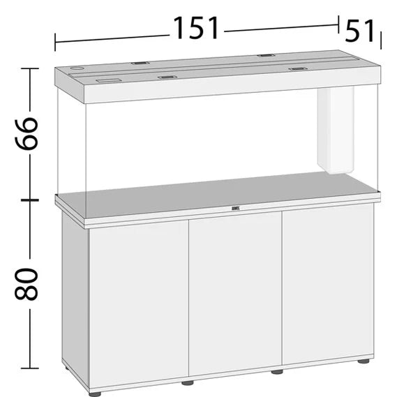 Juwel Rio 450 Aquarium and Cabinet