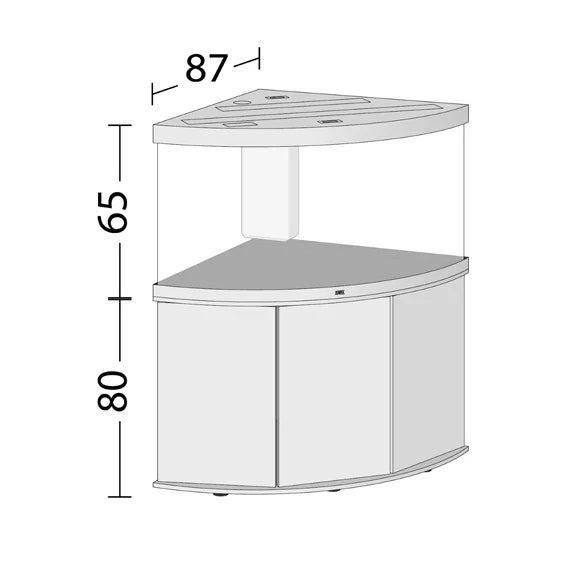 Juwel Trigon 350 LED Corner Aquarium and Cabinet