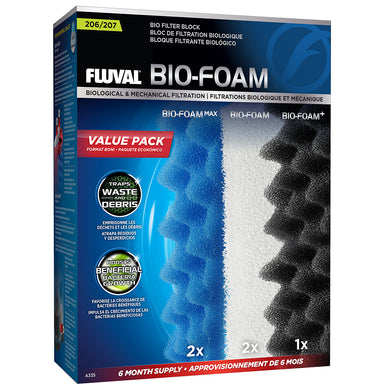 Fluval Bio-Foam Value Pack 206/207