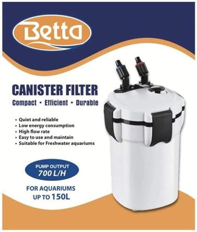 Betta 700 Canister Filter For 150L Aquariums