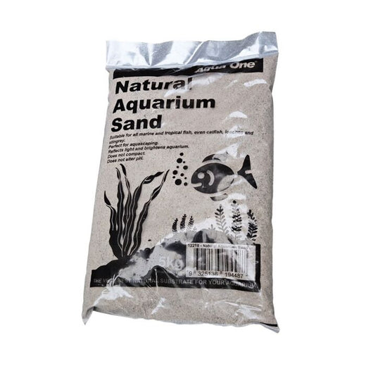 Aqua One Natural Aquarium Sand 5kg