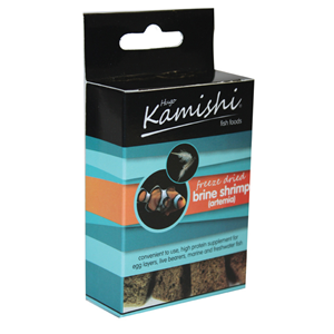 Hugo Kamishi freeze dried brine shrimp (Artemia)