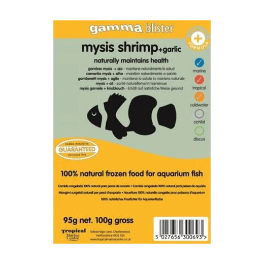 TMC Gamma Blister Mysis Shrimp + Garlic 100g