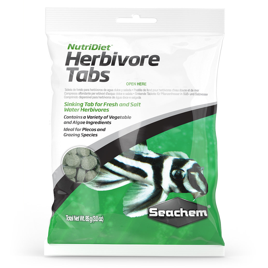 Seachem NutriDiet Herbivore Tabs
