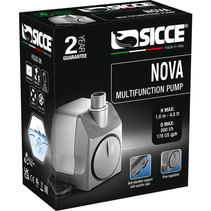 Sicce Nova Multification Pump 800L/H